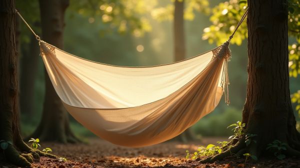 Le confort et la protection d'un hamac avec moustiquaire